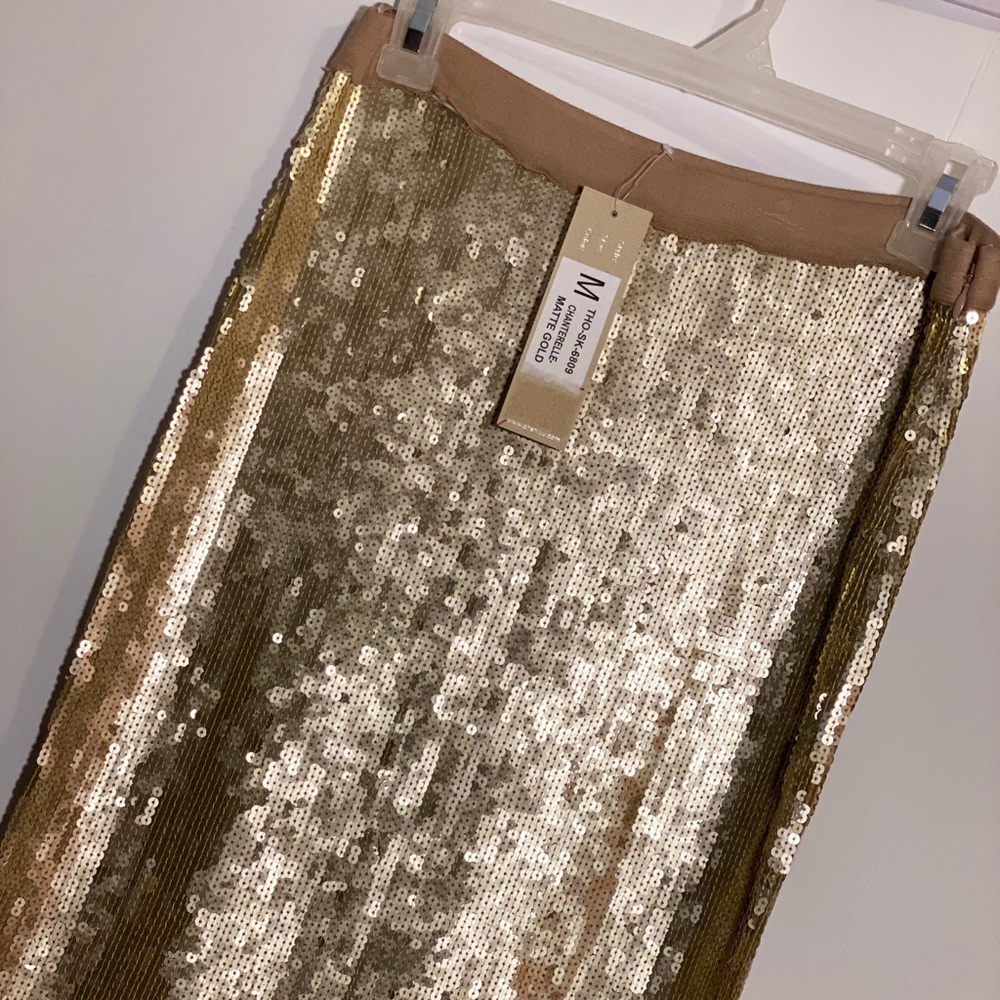 NWT channluu sequin maxi